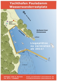 Lageplan Yachthafen Paulsdamm